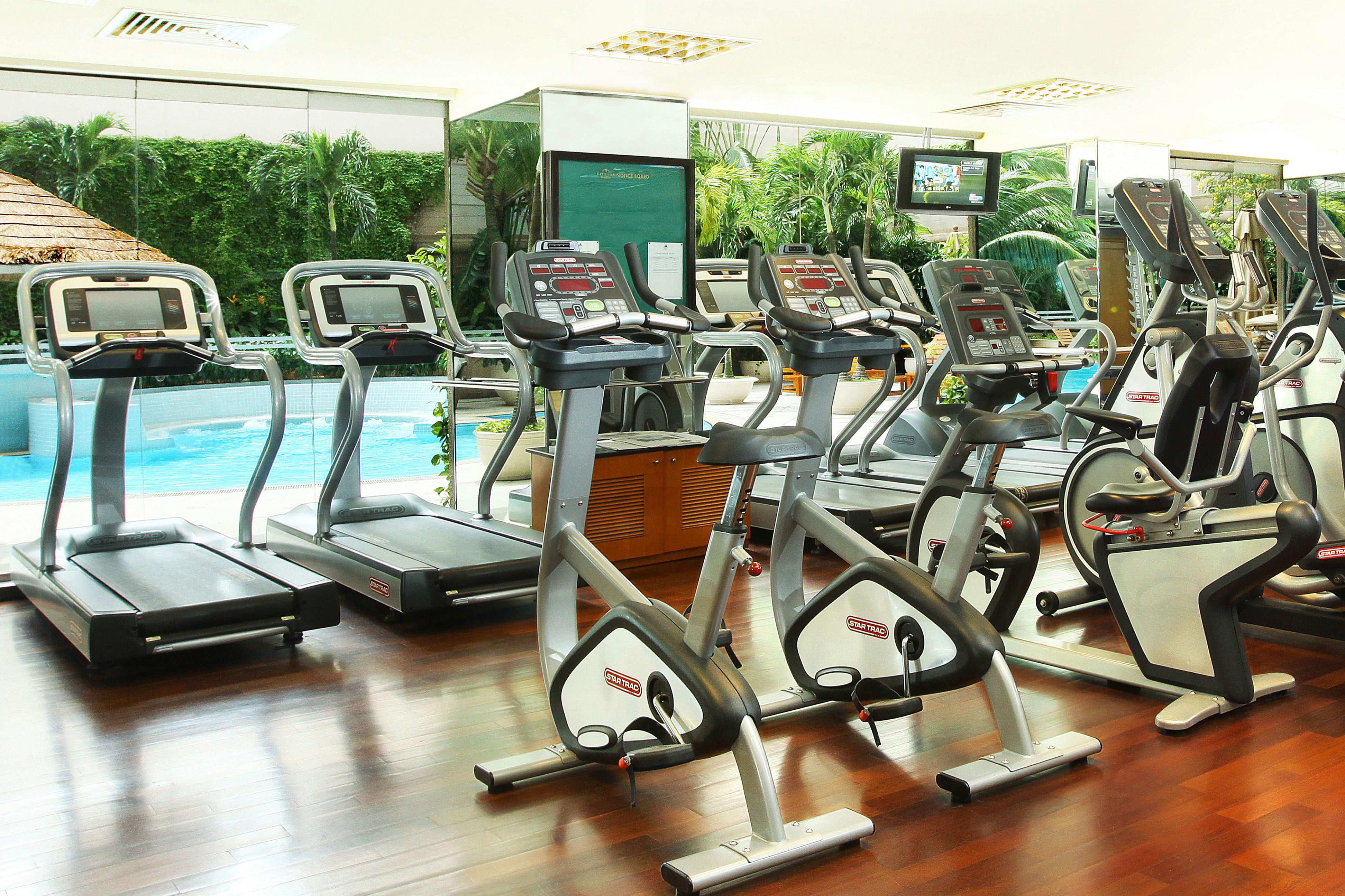 Caravelle Saigon Otel Ho Şi Min Dış mekan fotoğraf A gym in a hotel