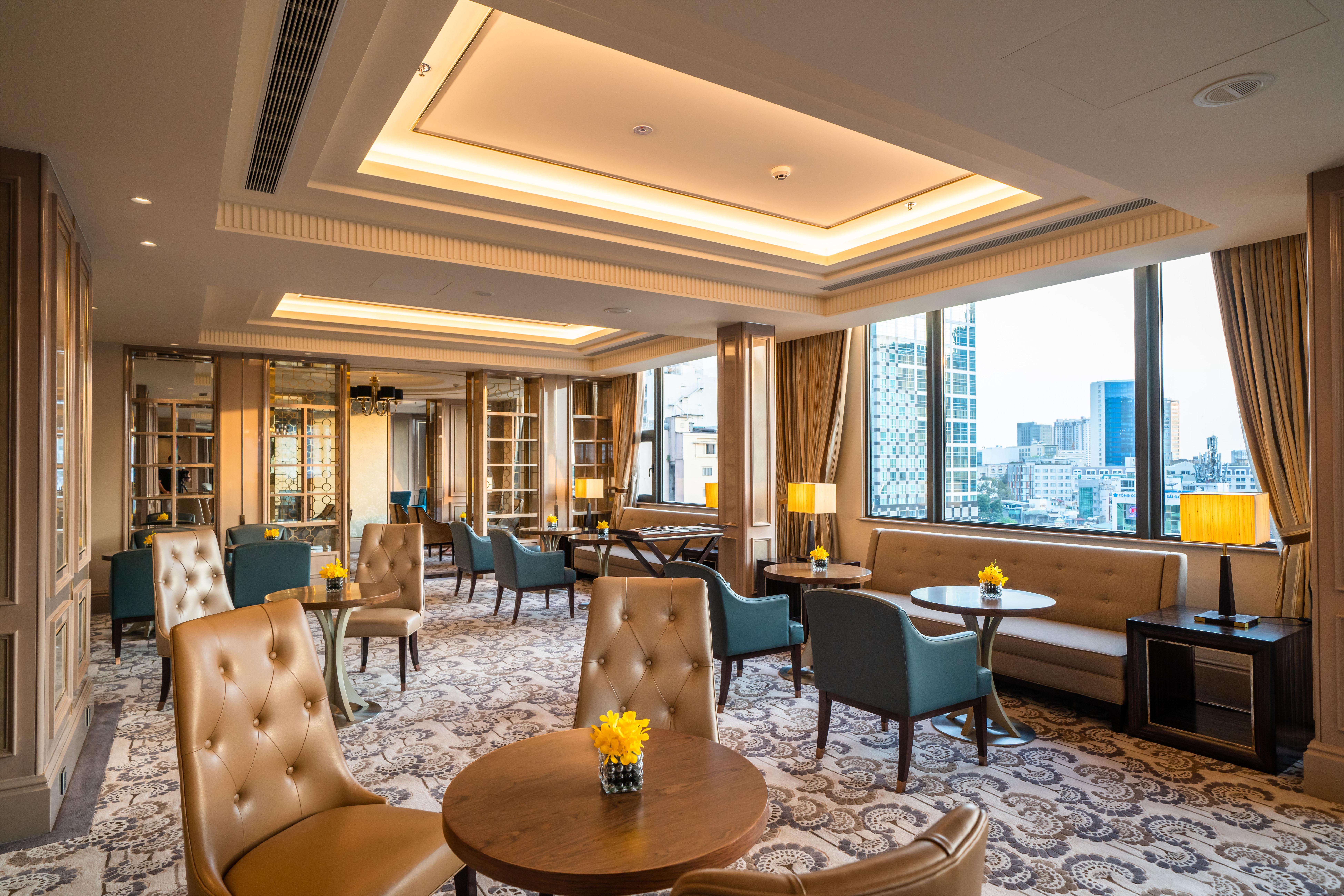 Caravelle Saigon Otel Ho Şi Min Dış mekan fotoğraf Club Lounge at the 36th floor